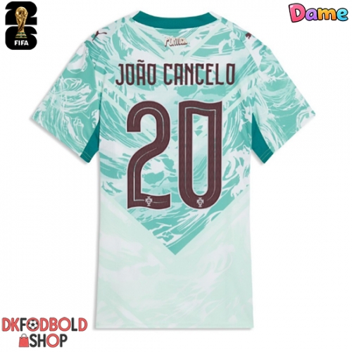 Portugal Joao Cancelo #20 Udebanetrøje Dame VM 2026 Kort ærmer